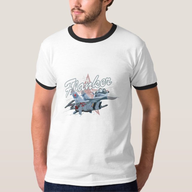 Cartoon fighter plane T-Shirt (Front)
