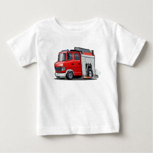 Cartoon firetruck baby T-Shirt