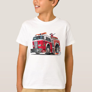 Cartoon firetruck T-Shirt