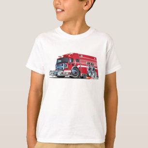 Cartoon firetruck T-Shirt