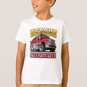Cartoon firetruck T-Shirt