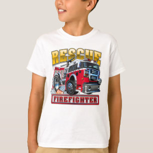 Cartoon firetruck T-Shirt