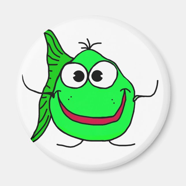 Cartoon fish magnet (Front)