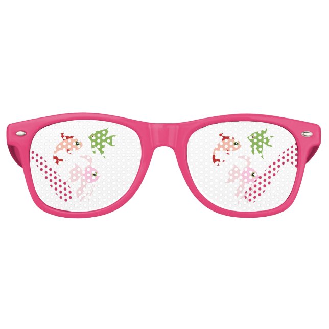 Cartoon Fish Retro Sunglasses (Front)