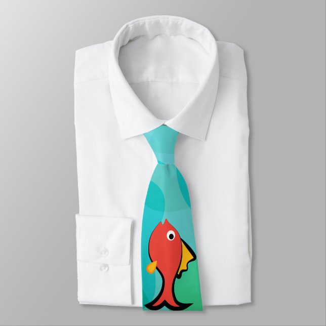 Cartoon Fish Tie (Tied)