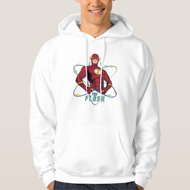 Cartoon Flash Atomic Graphic Hoodie (Front)