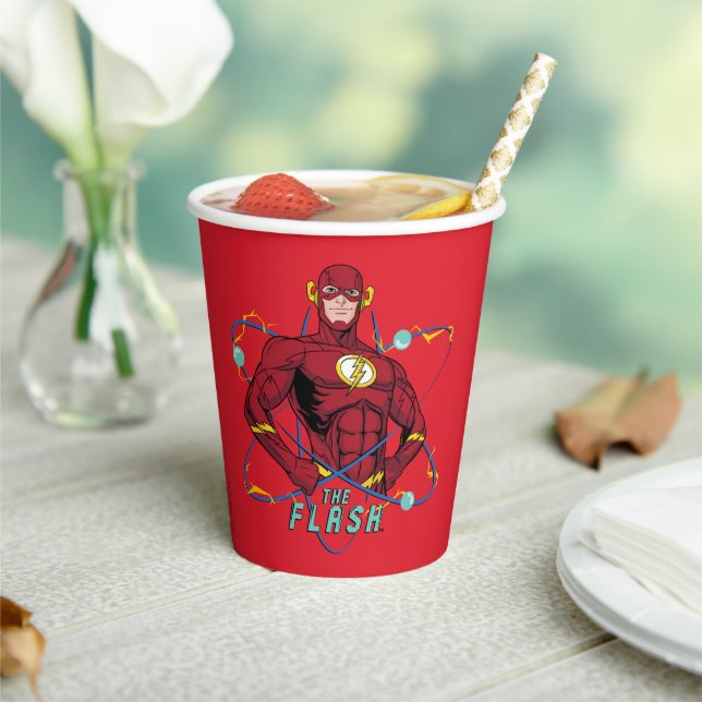 Cartoon Flash Atomic Graphic Paper Cups (Insitu)