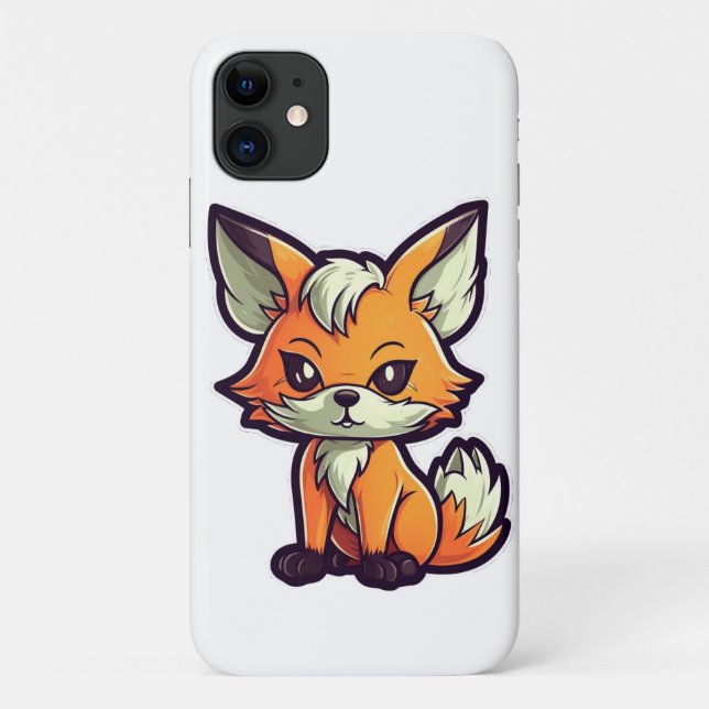 CARTOON FOX Case-Mate iPhone CASE (Back)