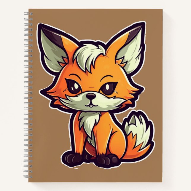 CARTOON FOX NOTEBOOK (Front)