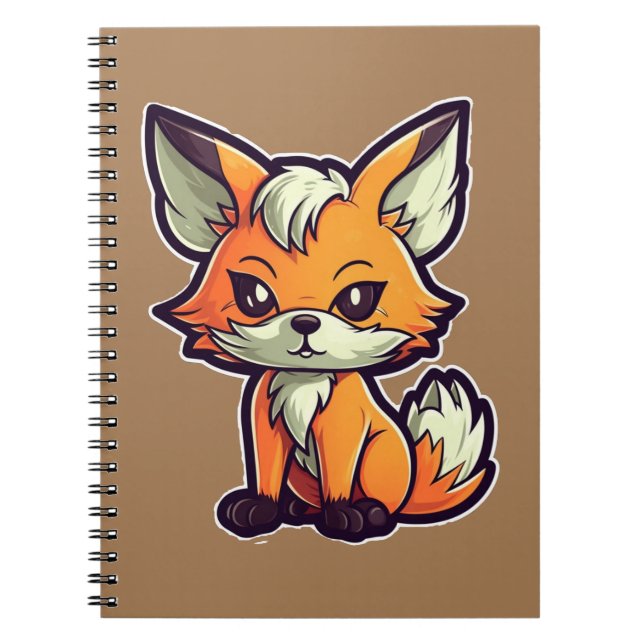 CARTOON FOX NOTEBOOK (Front)