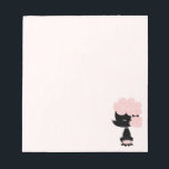Cartoon French Poodle Notepad<br><div class="desc"></div>
