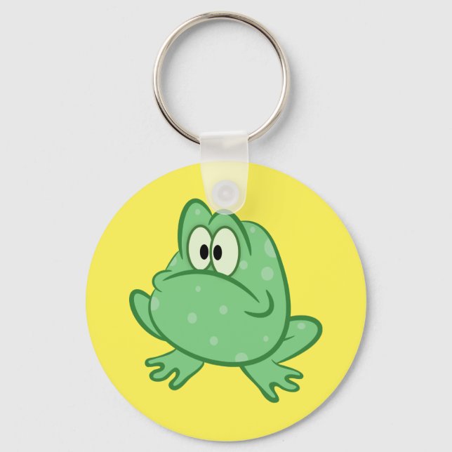 Cartoon Frog Key Ring (Front)