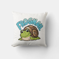 Cartoon Frog with a Snail Shell - Frognail
