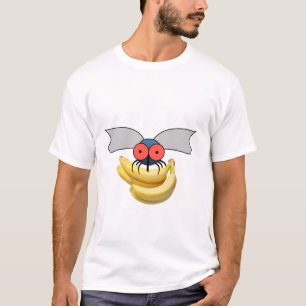 Cartoon Fruit fly with a bunch of banana’s. T-Shirt