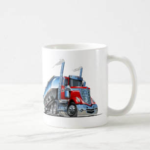 Cartoon fuel truck coffee mug