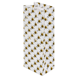 Cartoon funny bee wine gift bag
