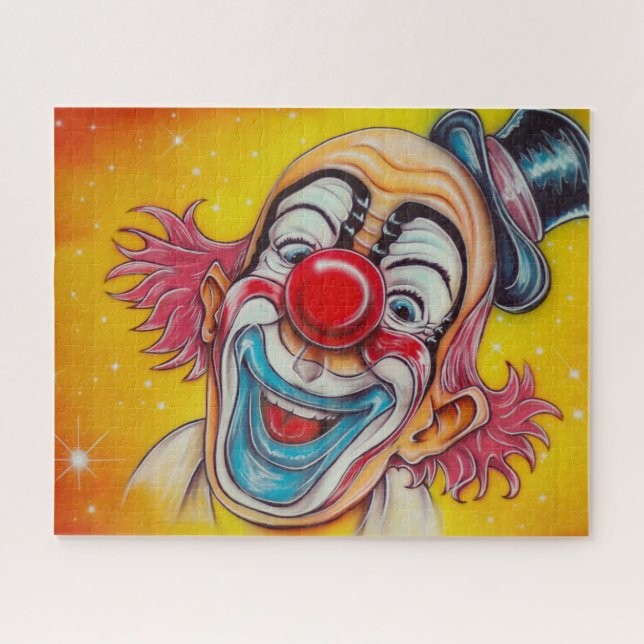 Cartoon Funny Clown Jigsaw Puzzle (Horizontal)
