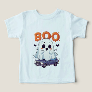Cartoon Ghost Halloween Kids Design 👻