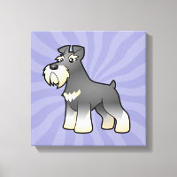 Cartoon Giant/Standard/Miniature Schnauzer