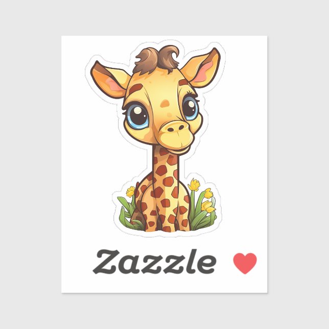 Cartoon giraffe illustration (Sheet)