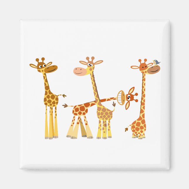 Cartoon Giraffes: The Herd Magnet (Front)