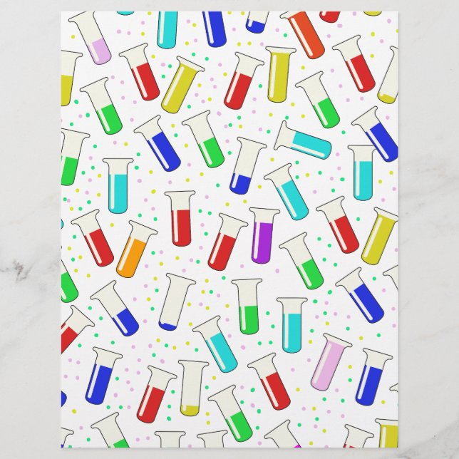 Cartoon glass test tubes (Front)