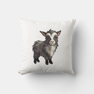 Cartoon goat illustration cushion