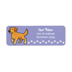 Cartoon Golden Retriever