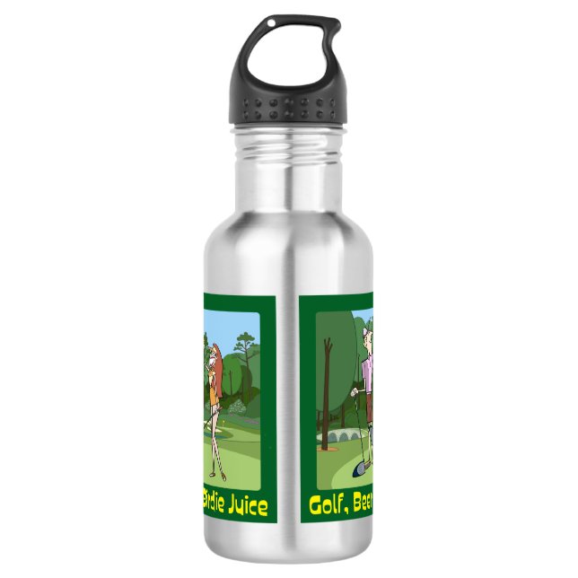 Cartoon Golf Birdie Juice 532 Ml Water Bottle (Front)