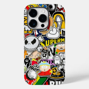 Cartoon graffiti Case-Mate iPhone 14 pro case