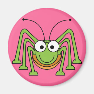 Cartoon Grasshopper Magnet