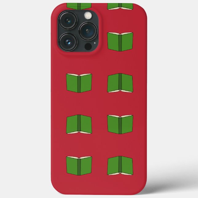 Cartoon Green Book Case-Mate iPhone Case (Back)