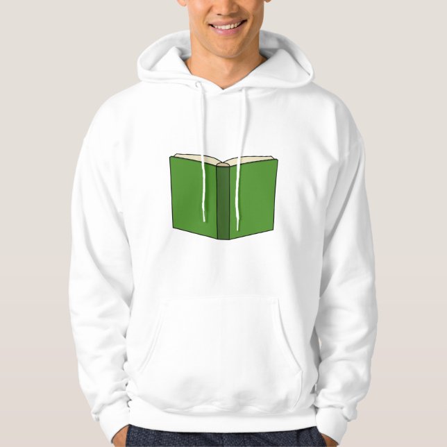 Cartoon Green Book Hoodie (Front)