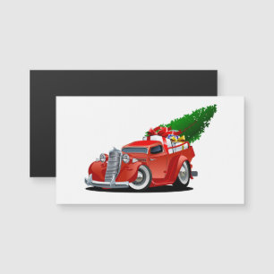 Cartoon greeting Christmas card