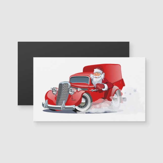 Cartoon greeting Christmas card (Front/Back)