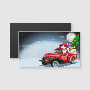 Cartoon greeting Christmas card