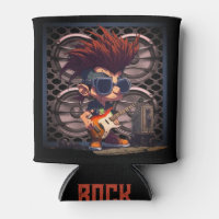 Cartoon Grunge Punk Rock & Roll Guitar Speaker Amp