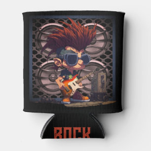 Cartoon Grunge Punk Rock & Roll Guitar Speaker Amp Can Cooler