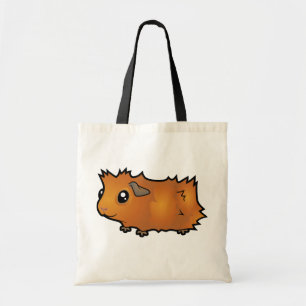 Cartoon Guinea Pig (scruffy) Tote Bag