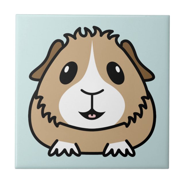 Cartoon Guinea Pig Tile (Front)
