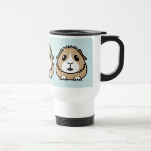 Cartoon Guinea Pig Travel Mug