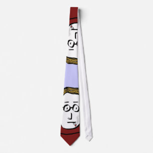 Cartoon Guy Tie
