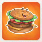cartoon hamburger coaster