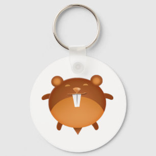 Cartoon Hamster Key Ring