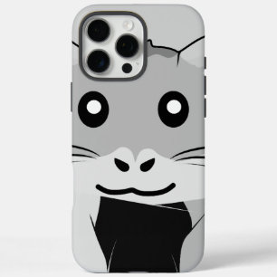 Cartoon Hamster Scarfed Joy iPhone 16 Pro Max Case