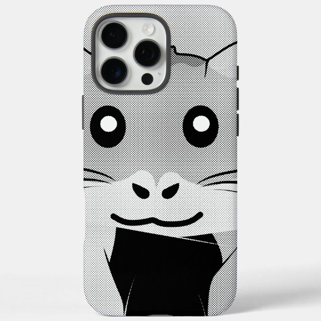 Cartoon Hamster Scarfed Joy Case-Mate iPhone Case (Back)