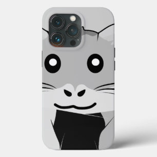 Cartoon Hamster Scarfed Joy iPhone 13 Pro Case