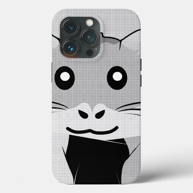 Cartoon Hamster Scarfed Joy Case-Mate iPhone Case (Back)