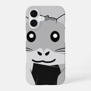 Cartoon Hamster Scarfed Joy iPhone 16 Case