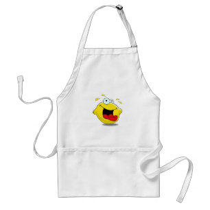 Cartoon Happy Lemon Apron